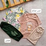 لباس ست راحتی خانگی بچه گانه در 16 طرح و رنگ مختلف با جنس نرم و لطیف مناسب 1 سال تا 4 سال با قیمت عالی