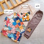 لباس ست راحتی خانگی بچه گانه در 6 طرح و رنگ مختلف با جنس نرم و لطیف مناسب 1 سال تا 7 سال با قیمت عالی