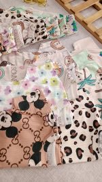 تیشرت و شلوارک کبریتی دخترانه و پسرانه از جنس پنبه در 8 طرح و رنگ مختلف مناسب سن 1 سال تا 7 سال و قیمت عالی