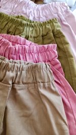 لباس ست دخترانه تابستانی در چهار رنگ جذاب مناسب سن 1 سال تا 5 سال و بیرونی با جنس کتان نخ