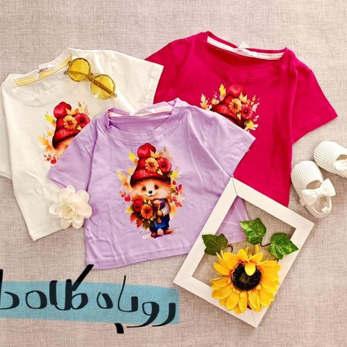 لباس کراپ دخترانه تابستانی در 14 رنگ و طرح متفاوت از جنس پنبه مناسب سن 1 سال تا 12 سال