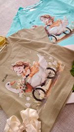 لباس کراپ دخترانه تابستانی در 14 رنگ و طرح متفاوت از جنس پنبه مناسب سن 1 سال تا 12 سال