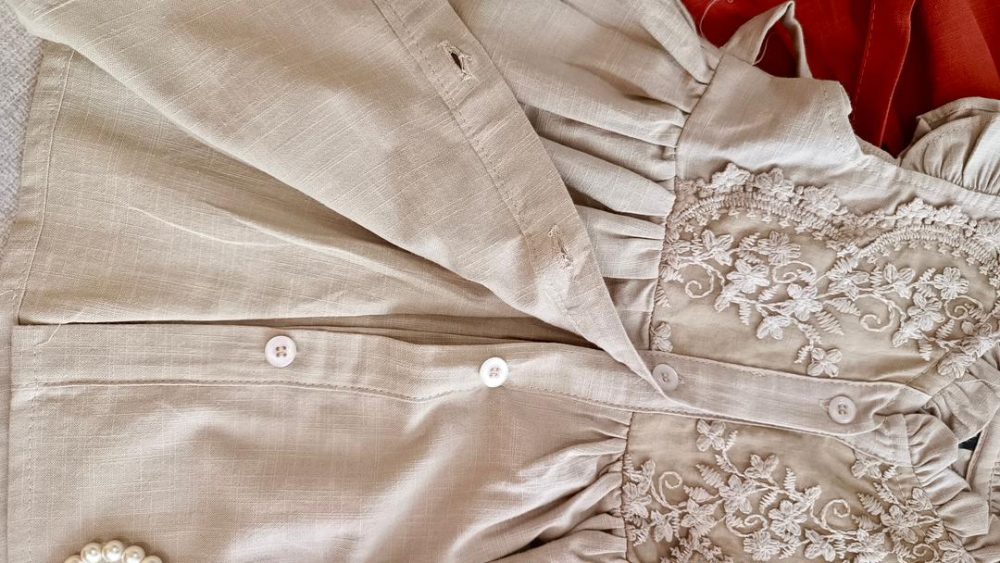 لباس پیراهن دخترانه تابستانی دانتل کارشده در 6 رنگ جذاب مناسب 2 سال تا 12 سال از جنس کتان کاغذی