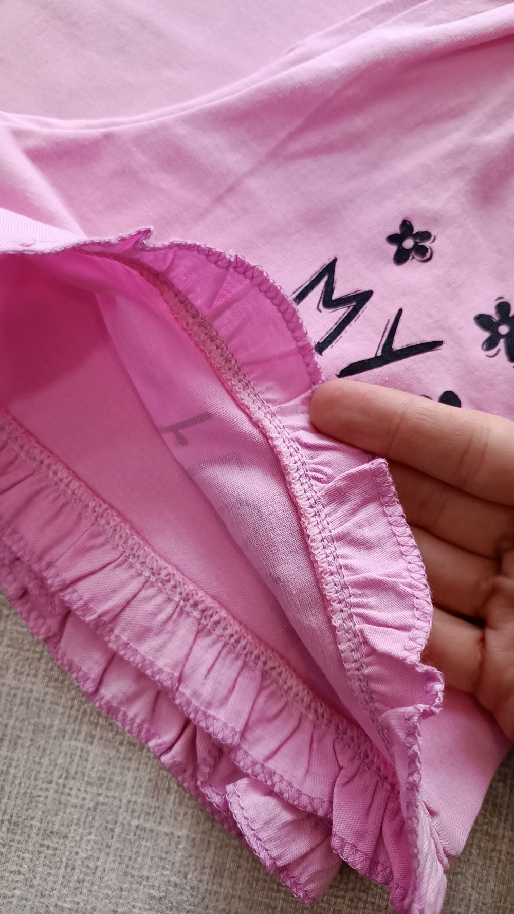 Pastel rabbit shorts t-shirt (3)