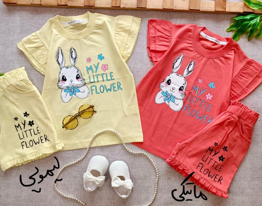 Pastel rabbit shorts t-shirt (3)