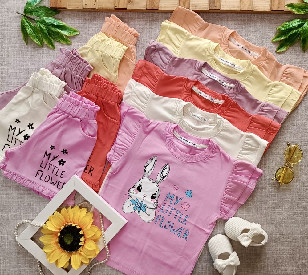 Pastel rabbit shorts t-shirt (6)