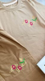 لباس تیشرت و شلوارک دخترانه با طرح گل روی آن و جنس پنبه مناسب تابستان با رنگهای جذاب