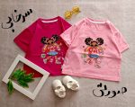 لباس کراپ دخترانه در 8 رنگ جذاب و پاستلی و دو طرح مناسب 5 سال تا 9 سال با جنس 100% پنبه