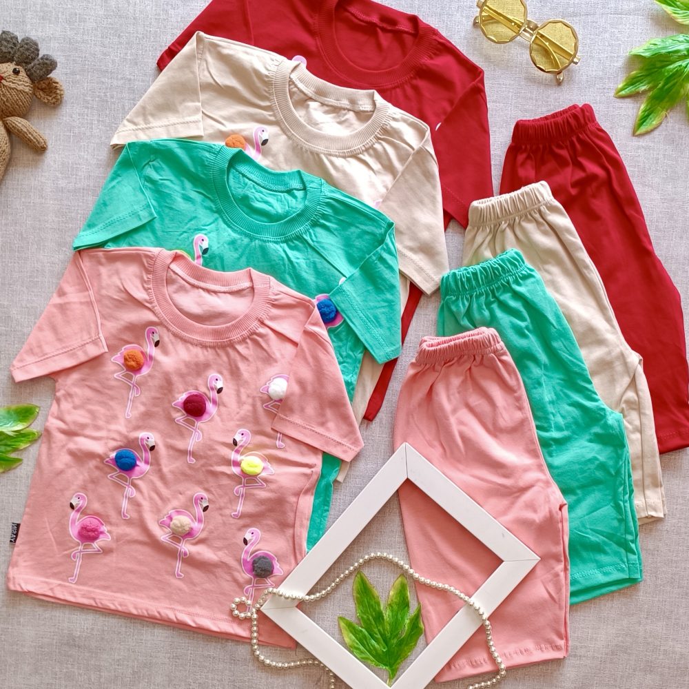 flamingo shirt and shorts (5)