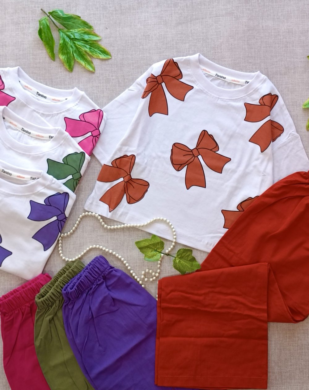 Bow tie crop pants (1)