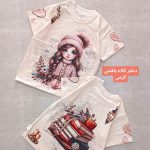 Girls' and boys' t-shirt clothes, suitable for sizes 40 to 55