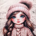 Girls' and boys' t-shirt clothes, suitable for sizes 40 to 55