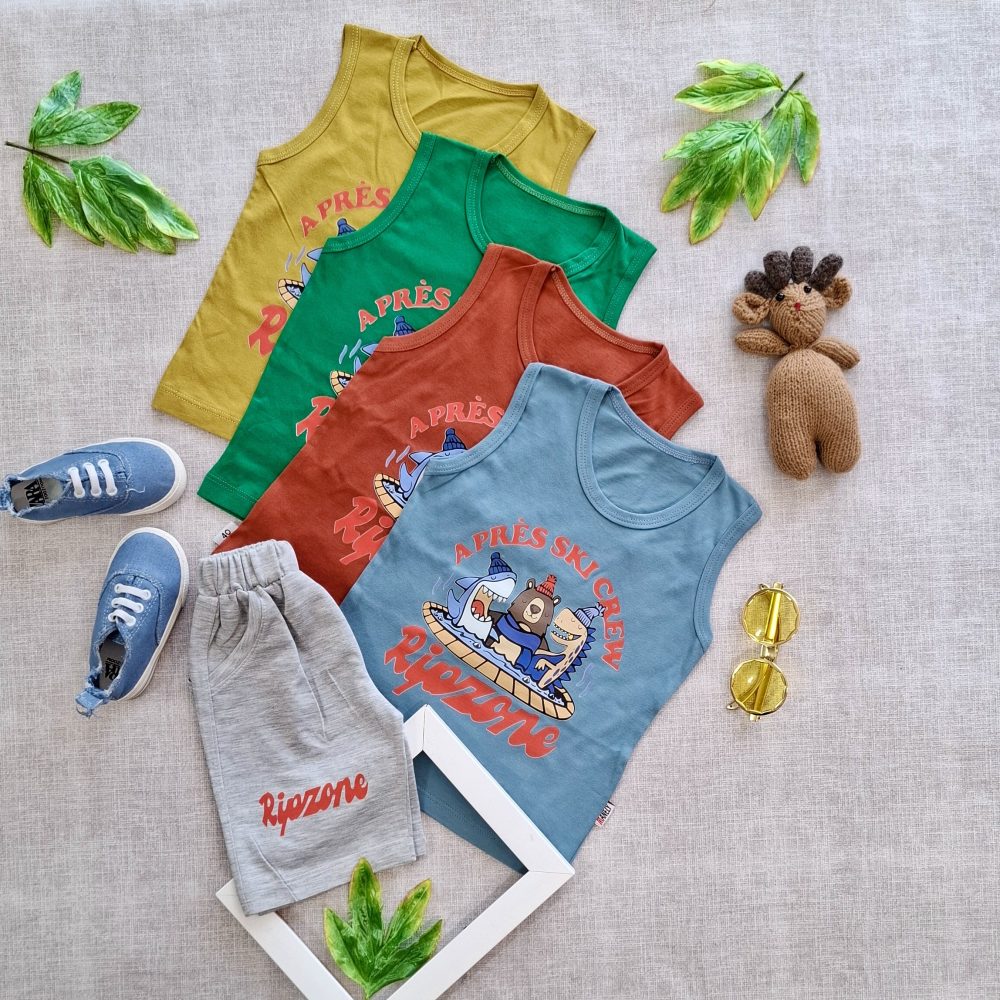 Shark and Bear Shorts Top (1)