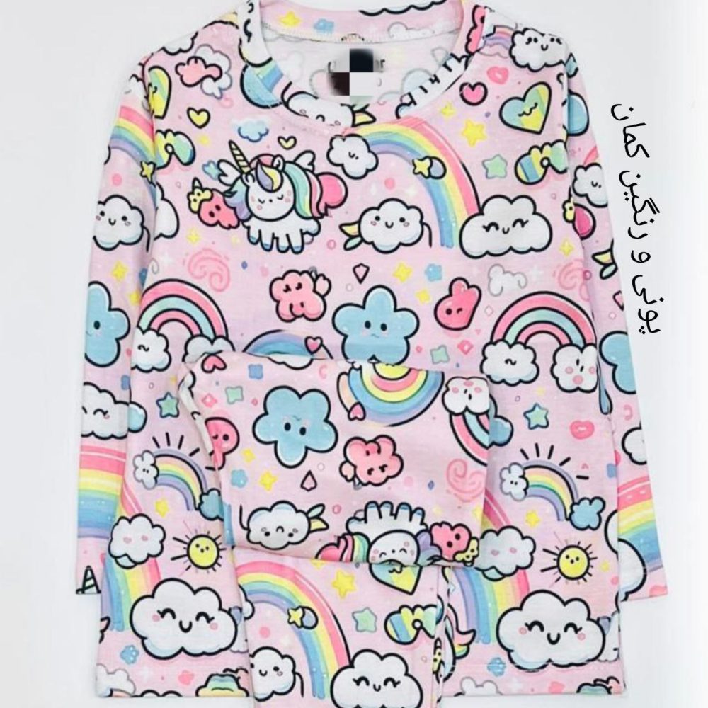 Comfortable blouse and pants outfit suitable for ages 3 to 8 years old.