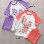 Girls' T-shirt and pants outfit suitable for ages 8 to 12 years old