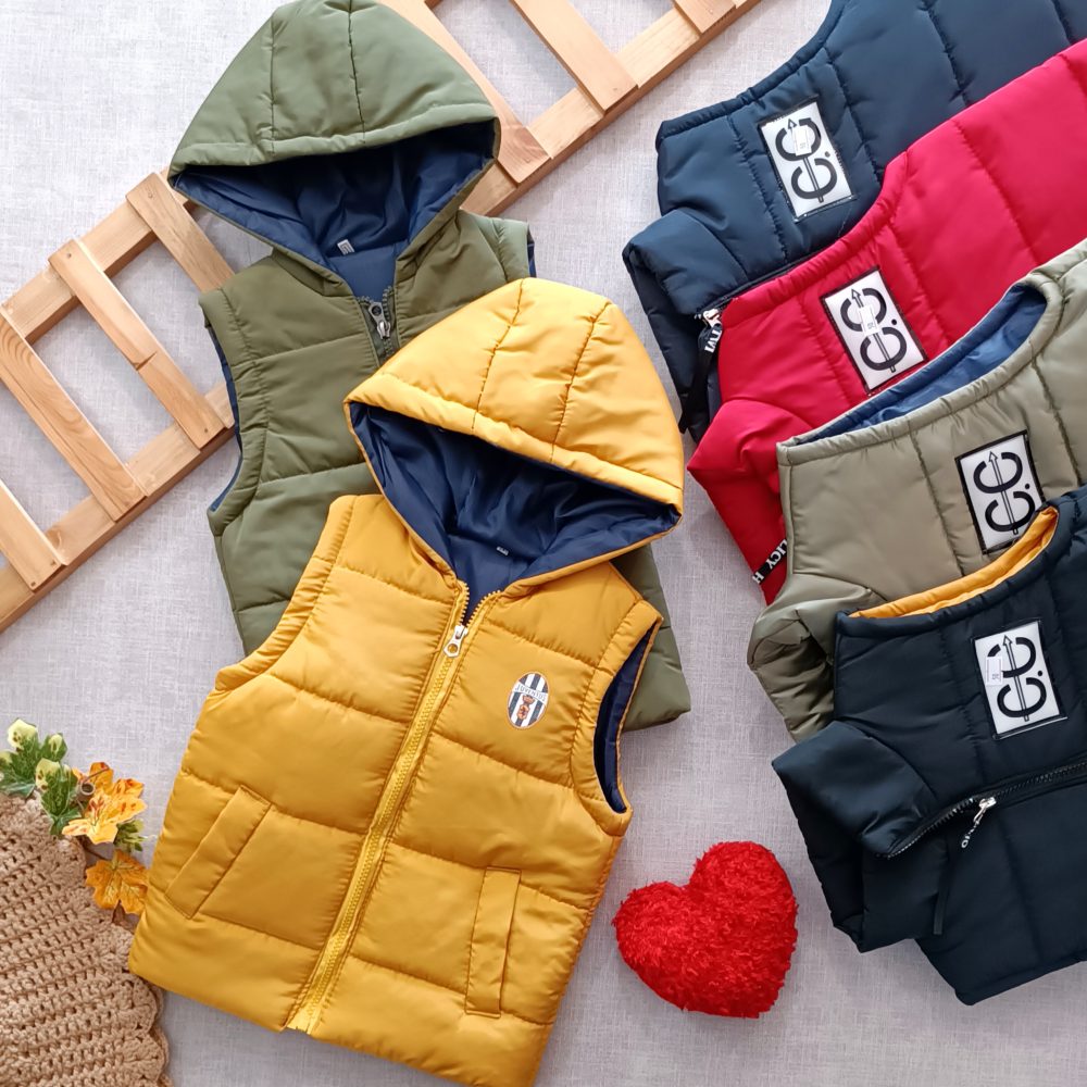 Girls' and boys' puffer jackets suitable for ages 2 to 14 years old (1)