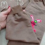 Girls' blouse and pants outfit suitable for ages 1 to 5 years