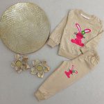 Girls' blouse and pants outfit suitable for ages 1 to 5 years