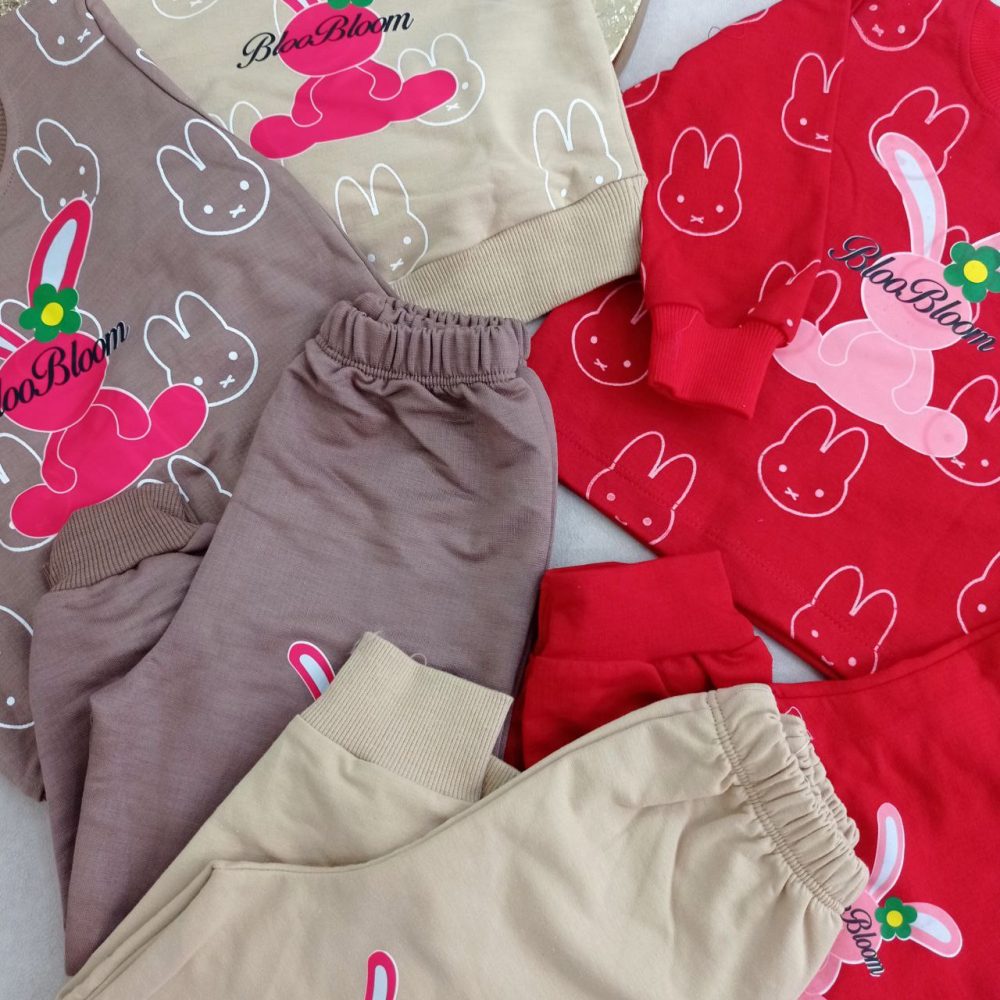 Girls' blouse and pants outfit suitable for ages 1 to 5 years (5) Girls' blouse and pants outfit suitable for ages 1 to 5 years