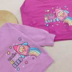Girls' blouse and pants outfit suitable for ages 3 to 7 years