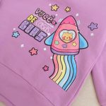 Girls' blouse and pants outfit suitable for ages 3 to 7 years