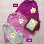 Girls' blouse and pants outfit suitable for ages 5 to 9 years