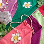 Girls' blouse and pants outfit suitable for ages 5 to 9 years