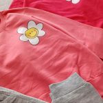 Girls' blouse and pants outfit suitable for ages 5 to 9 years