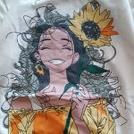 Girls' blouse and pants outfit suitable for ages 6 to 9 years