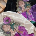 Girls' blouse and pants outfit suitable for ages 6 to 9 years