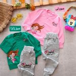 Girls' blouse and pants set suitable for 1 to 4 years