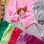 Girls' blouse and pants set suitable for 1 to 4 years