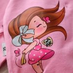 Girls' blouse and pants set suitable for 1 to 4 years