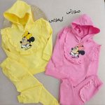 Girls' hoodie and pants suitable for ages 3 to 9 years old