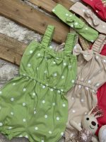 Girls' summer romper suitable for 6 months to 4 years