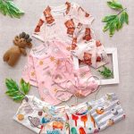 T-shirt and shorts for girls and boys, suitable for ages 8 months to 4 years