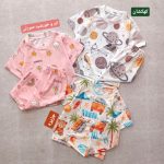 T-shirt and shorts for girls and boys, suitable for ages 8 months to 4 years