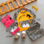 Blouse and pants for girls and boys, suitable for ages 1 to 5 years.