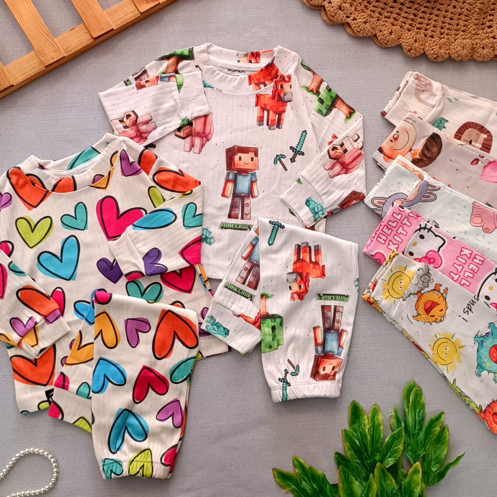 Blouse and pants for girls and boys, suitable for ages 1 to 8 years old (1)