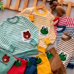 Blouse and pants for girls and boys, suitable for ages 2 to 5 years.