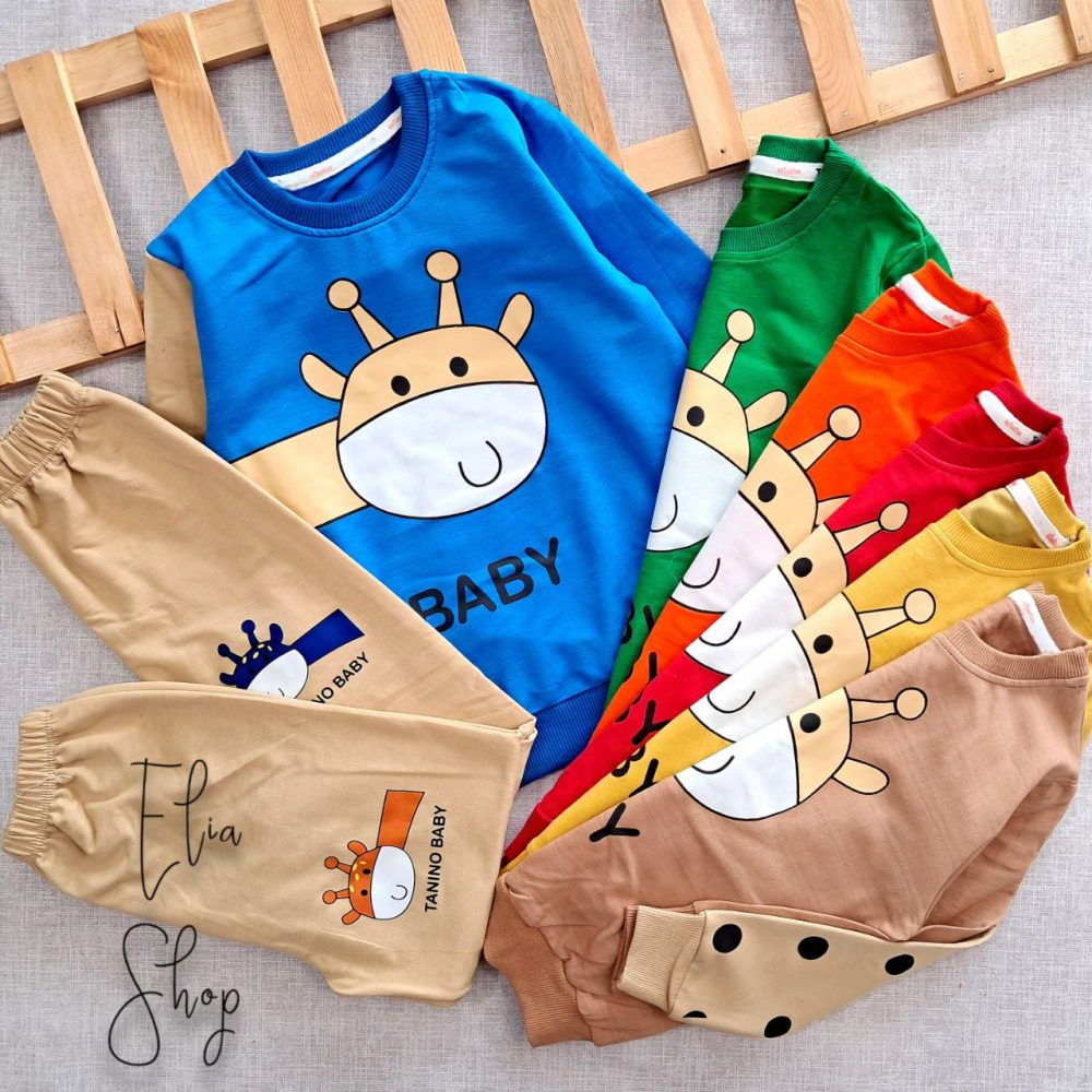 Blouse and pants for girls and boys, suitable for ages 3 to 7 years