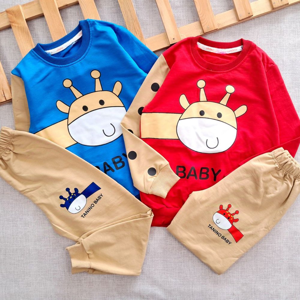 Blouse and pants for girls and boys, suitable for ages 3 to 7 years