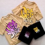 Blouse and pants for girls and boys, suitable for ages 6 to 12 years old.