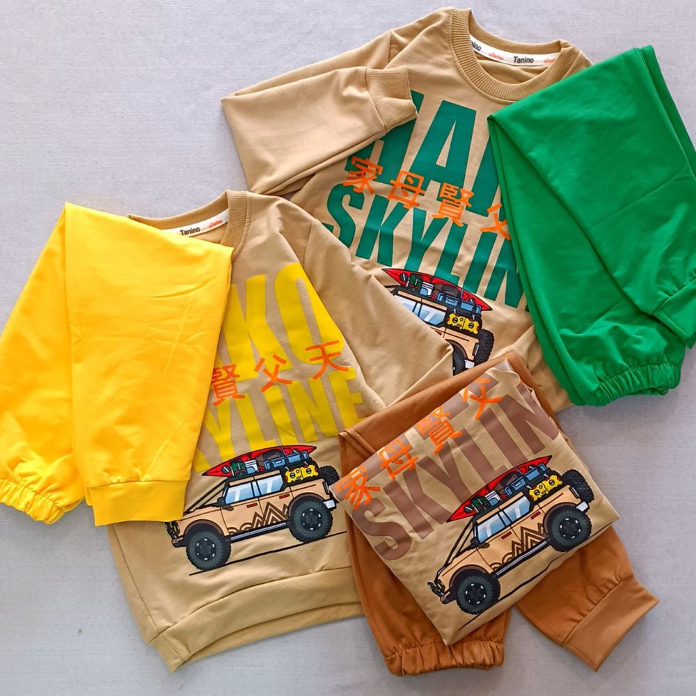 Boys' blouse and pants suitable for ages 4 to 10 years