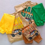 Boys' blouse and pants suitable for ages 4 to 10 years