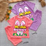 Girls' T-shirt and shorts outfit suitable for ages 2 to 5 years