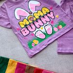 Girls' T-shirt and shorts outfit suitable for ages 2 to 5 years