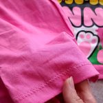 Girls' T-shirt and shorts outfit suitable for ages 2 to 5 years