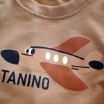 Girls' and boys' blouse and pants set suitable for ages 1 to 4 years