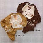 Girls' and boys' blouse and pants set suitable for ages 1 to 5 years